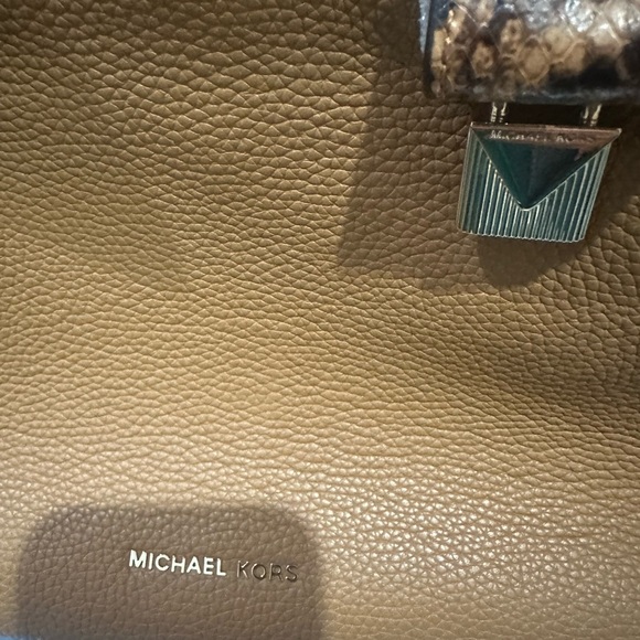 Michael Kors Brown Leather Satchel - Picture 3 of 6